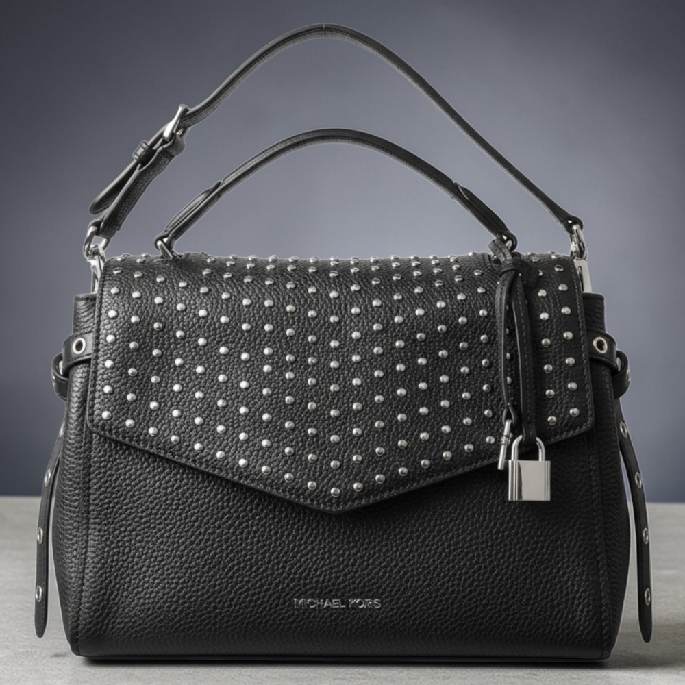 Michael Kors Black Studded Women's Bag